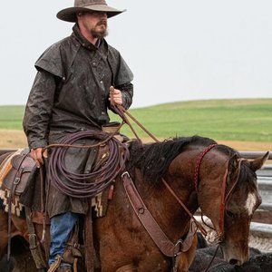 Waxed Cotton Outback Dk Brown Duster Coat Lg